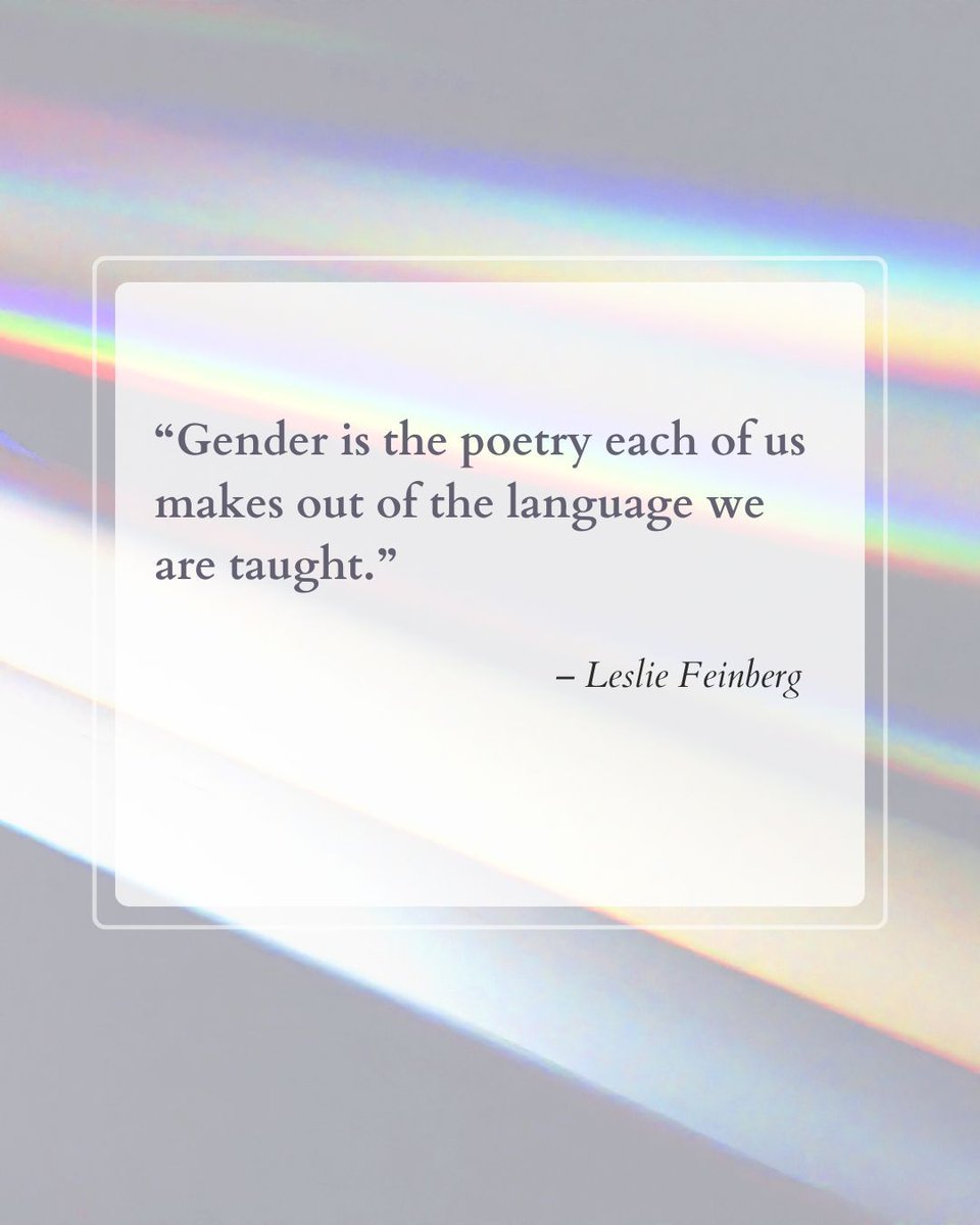 wfuwgss's tweet image. Celebrating the fluidity of gender 🏳️‍⚧️ #pride🌈 #quotes #genderfluid