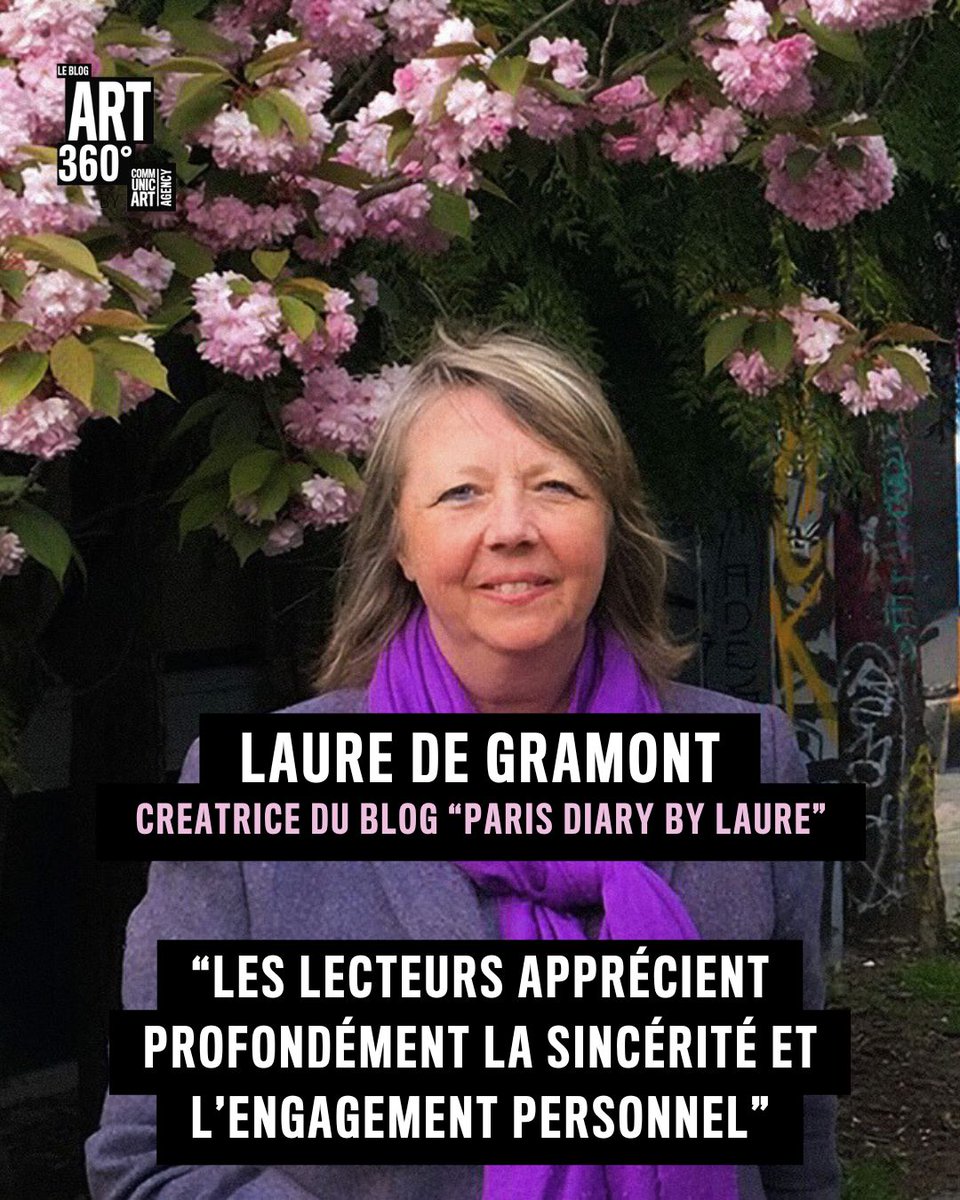 Journaliste passionnée, Laure de Gramont anime depuis plus de dix ans le blog Paris Diary by Laure, devenu une référence pour un public international curieux de découvrir la France autrement.

👉 Interview à lire en intégralité sur le blog Art360