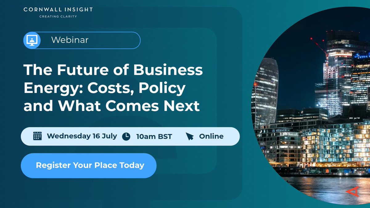 📢 Webinar: The Future of Business Energy: Costs, Policy and What Comes Next

Energy costs are one of the biggest challenges facing commercial and industrial businesses in the UK, and the landscape is continually changing. 

Among the newly announced policy changes, confusion