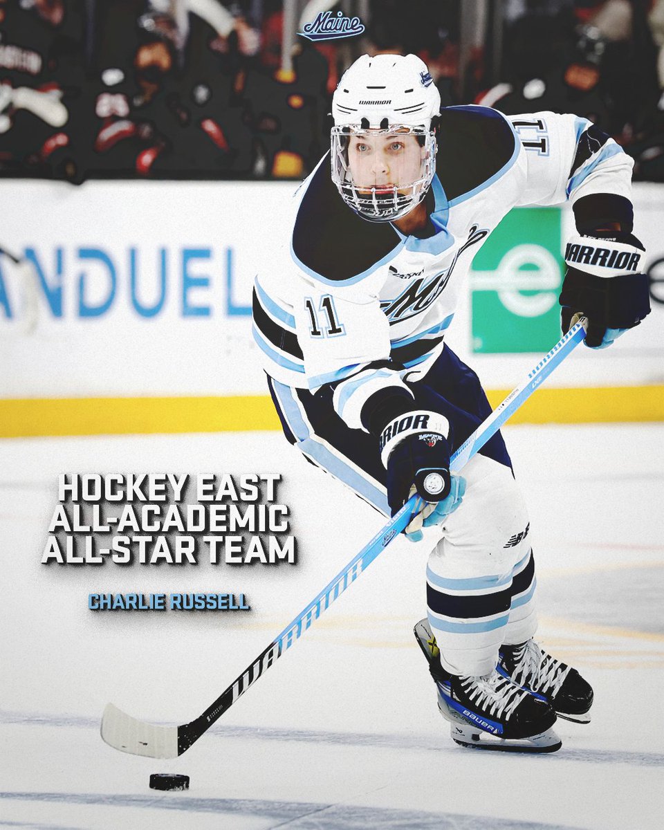 And congratulations to Charlie Russell on earning a spot on the All-Academic All-Star Team 👏

#BlackBearNation // #JourneyNorth