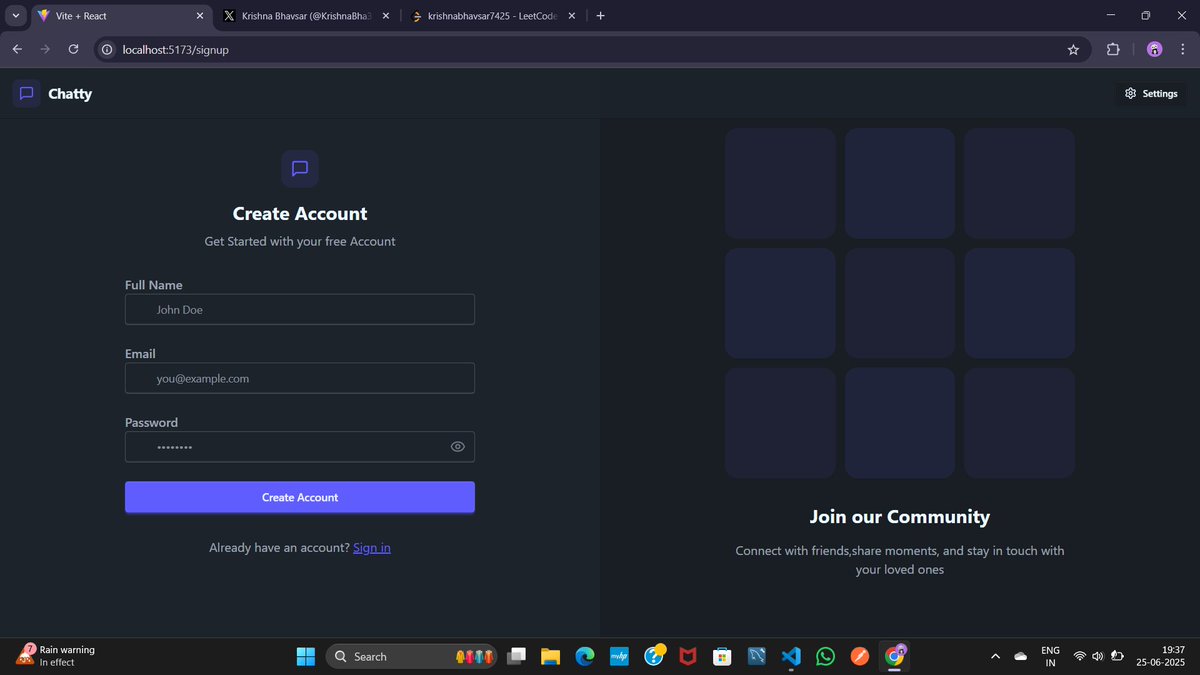 KrishnaBha35498's tweet image. Thankfully handling both dev and dsa equally lets hope i will be consistent in both u
#dsa2025 #webdev #software #IT #DeveloperLife #LearnInPublic #leetcode