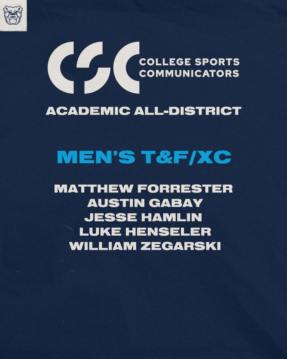 butlerXCTF's tweet image. Five Bulldog Runners Earn CSC Academic All-District Honors!
🔗 bit.ly/44mpnCs