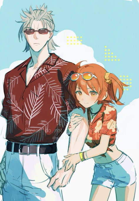 モブ目線の玄ぐだ(夏)