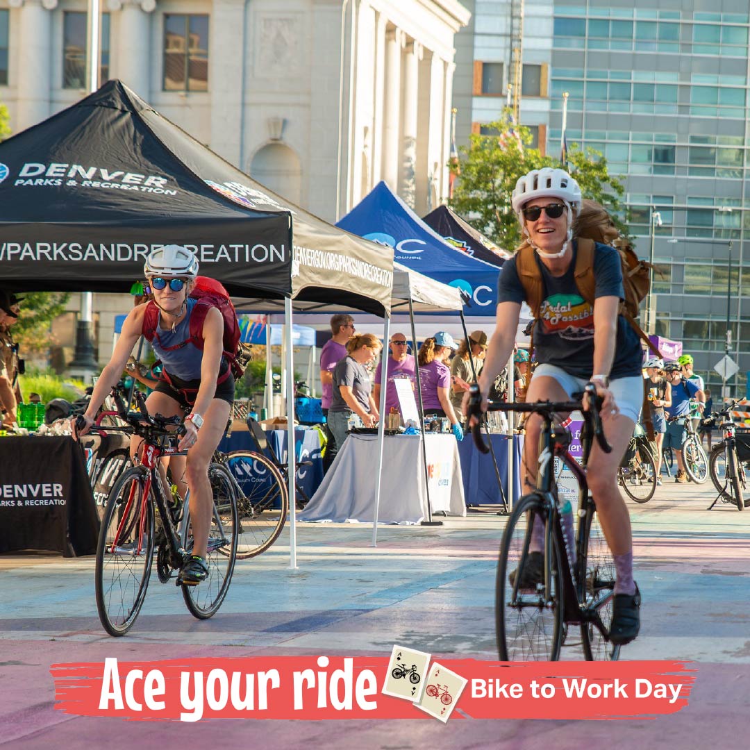 Happy Bike to Work Day! Let’s embrace the fresh air and the joy of biking to work. Let’s pedal towards a healthy, sustainable Colorado together!