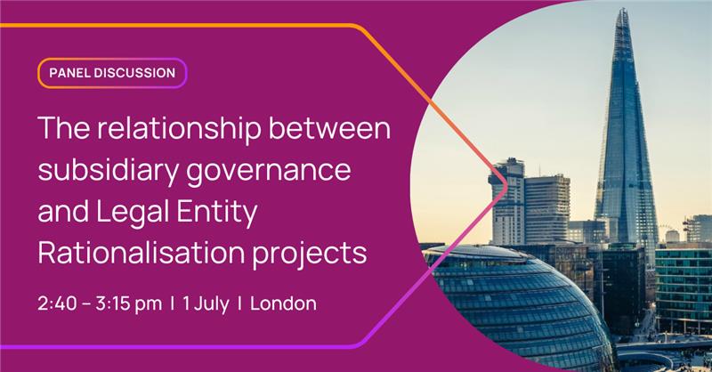 Looking forward to Computershare's Georgina Milis and Kim Hyun Kyung joining Alex Haynes, WPP and Cameron Hollway, JC Consulting at #CGIUKI to share insights on “The relationship between subsidiary governance and Legal Entity Rationalisation projects”. Register: