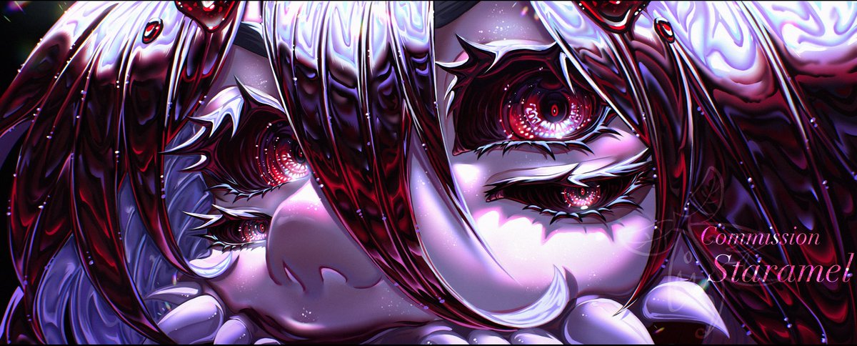 Eye banner commission🕷️♥️
For <a href="/Trinochii/">† Trin †</a> 

#VGenComm #Commision #digitalart #art #artists #ArtistOnTwitter