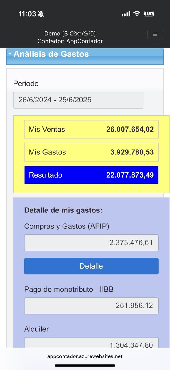 💳Cada vez controlan más.

Mira como Luciano, con #AppContador, ya le muestra a sus clientes los resultados antes que salte el control.

¿Y vos? ¿Seguís esperando que te pregunten? 

Agrega valor a tus Honorarios!💪

#Contadores #Monotributo #ARCA