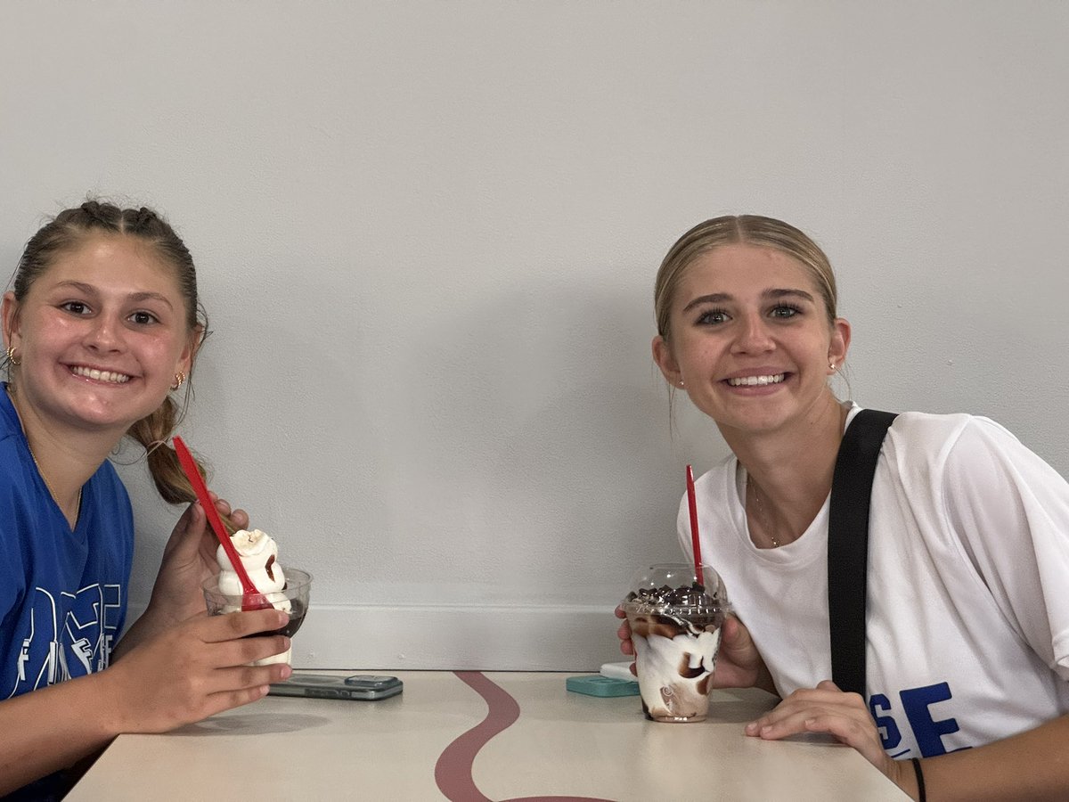 Work hard…play hard! A great practice deserves ice cream 🍦☀️ 🍧