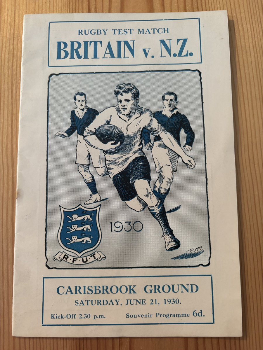 Rugby Memorabilia Society tweet media
