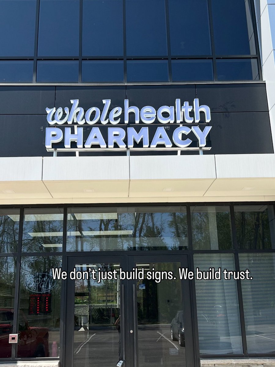 LED_SolutionsCA's tweet image. New name on the building. New energy in the community.
We partnered with Wholehealth Pharmacy to bring their vision to life—because the right sign doesn’t just attract attention, it builds trust.

#LEDsigns #BusinessBranding #SignageThatMatters