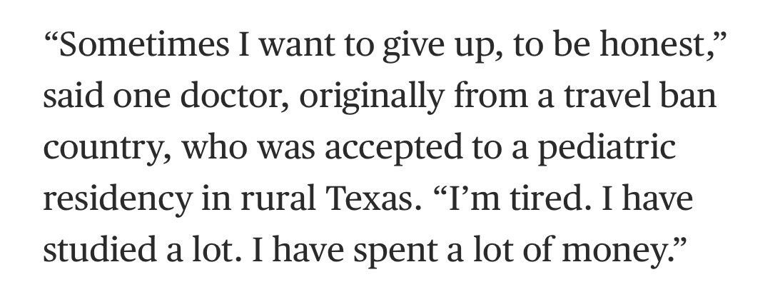 A pediatric residency in rural Texas! This is awful.