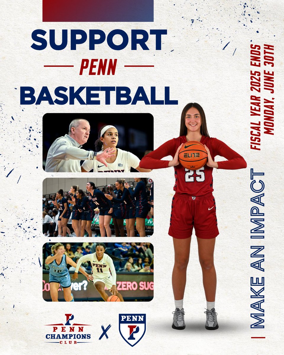 Penn Women's Basketball (@pennwbb) on Twitter photo Penn Women's Basketball is built on our community's strengthโincluding YOU. ๐ซต
With FY25 ending June 30, we hope you will show your support! Every gift helps fuel the next generation of champions at Penn.
๐ ยป goquakers.co/give
#FightOnPenn Penn Women's Basketball is built on our community's strengthโincluding YOU. ๐ซต
With FY25 ending June 30, we hope you will show your support! Every gift helps fuel the next generation of champions at Penn.
๐ ยป goquakers.co/give
#FightOnPenn