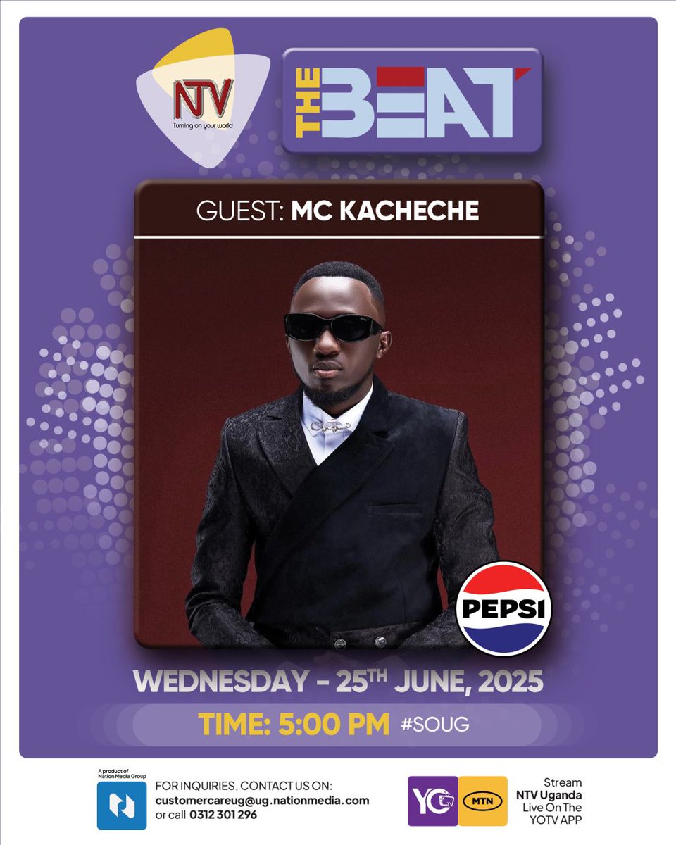We're live on <a href="/ntvuganda/">NTV UGANDA</a> #SoUg