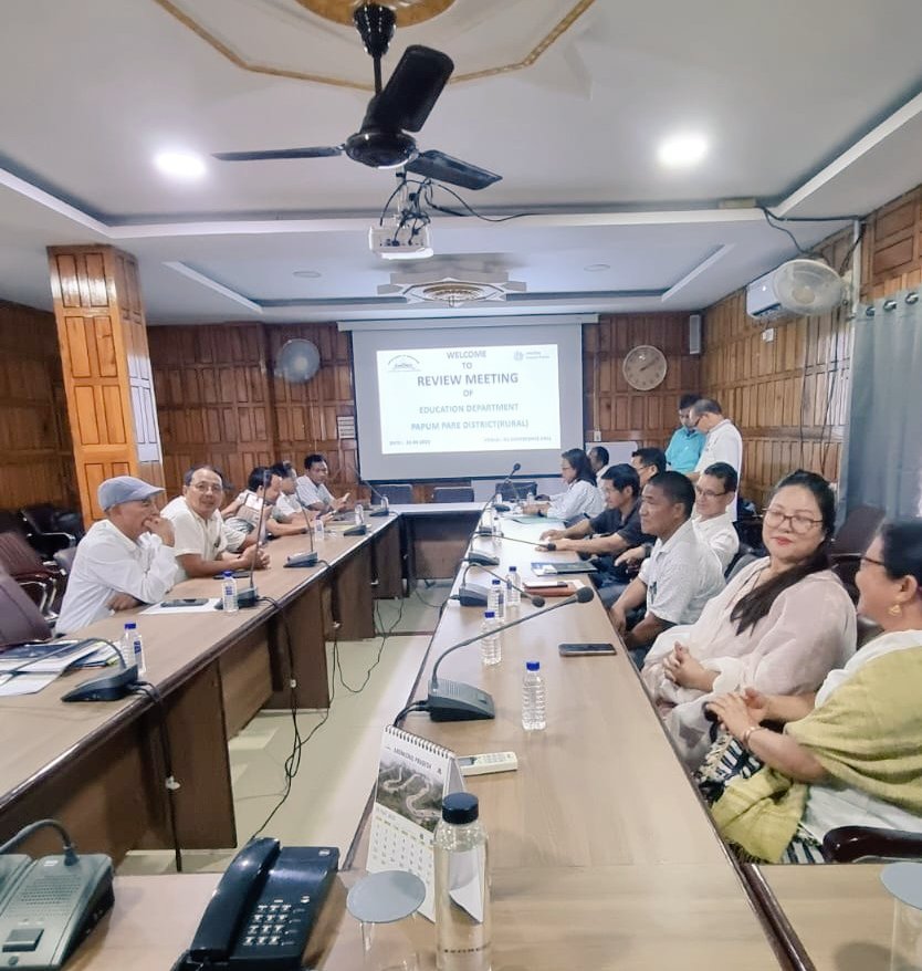 Papum Pare DC Vishakha Yadav reviewed the district’s education status, stressing stronger foundational learning, teacher accountability, active SMCs, and community involvement. 

Key directives included seamless school mergers of zero enrollment schools, salary-linked attendance,
