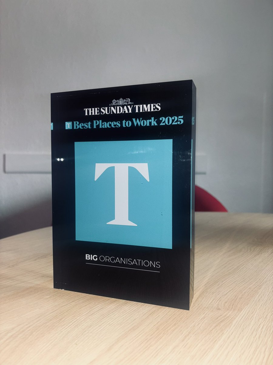 Look what’s just come in the post 👀

Delighted to receive our ‘Best Places To Work’ Glass Plaque from The Sunday Times…

And a Certificate to showcase our total raised for ‘Free Wills Month’ 🙌🙌 (£824,950) 

How great do these look!?!

#GotYourBack