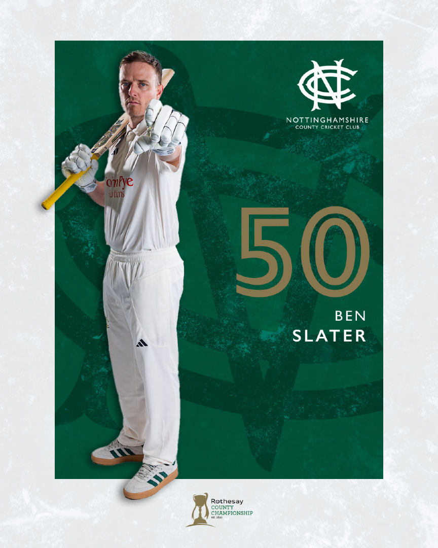 TrentBridge's tweet photo. A second 50 of the match for Ben Slater!
#NOTvYOR | ๐บ https://t.co/d7a6DNH9fm https://t.co/OheakEGrR9