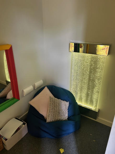Our sensory room has been up and running and put to great use by the children. Thanks to <a href="/Tesco/">Tesco</a> for the support.