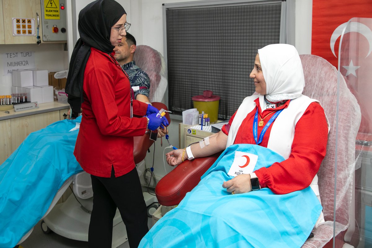 World Health Organization in Türkiye (@who_turkiye) on Twitter photo 📢<a href="/TasnimAtatrah/">Tasnim Atatrah</a>: Türkiye exemplifies humanity and solidarity on the global stage. Blood donation is not just a medical procedure but a profound act of compassion and unity. Whoever saves a life, it is as if they saved all of humanity. We are proud to stand with <a href="/Kizilay/">Türk Kızılay</a>. 📢<a href="/TasnimAtatrah/">Tasnim Atatrah</a>: Türkiye exemplifies humanity and solidarity on the global stage. Blood donation is not just a medical procedure but a profound act of compassion and unity. Whoever saves a life, it is as if they saved all of humanity. We are proud to stand with <a href="/Kizilay/">Türk Kızılay</a>.