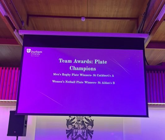CuthsSociety's tweet image. Congratulations to Cuth’s Men’s Rugby on winning the Plate Championship, and to Cuth’s Running Club for their recognition at the Dinner of Champions! We’re proud of all your achievements and delighted that our Principal, Professor Tammi Walker, was there to celebrate with you!