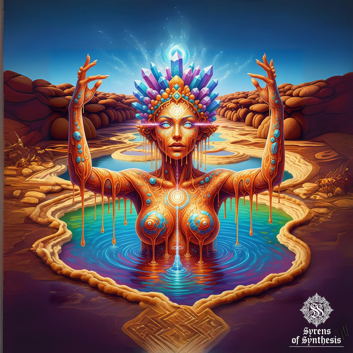 SyrensSynthesis's tweet photo. The Oracle has spoken. Our new sonic odyssey, 'The Resin Oracle', is now unleashed on #SoundCloud.

A psychedelic spiral of progressive metal inspired by otherworldly landscapes. Turn up the volume and surrender to the trance.

https://t.co/kUH2t9uVh4 

#SofS #SyrensOfSynthesis https://t.co/8MRcPmeosB