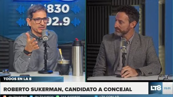 LT8 am830 (@lt8am830) on Twitter photo #TodosEnLaOcho "En esta elección se dirimen concejales. Algunos candidatos parece que están un poco ansiosos, se postulan a concejales porque creen que en poco tiempo serán intendentes <a href="/robertosukerman/">Roberto Sukerman</a>, candidato a concejal
youtube.com/@laochoam830 #TodosEnLaOcho "En esta elección se dirimen concejales. Algunos candidatos parece que están un poco ansiosos, se postulan a concejales porque creen que en poco tiempo serán intendentes <a href="/robertosukerman/">Roberto Sukerman</a>, candidato a concejal
youtube.com/@laochoam830