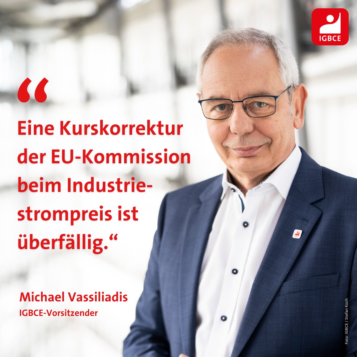 igbce's tweet image. Mit einem neuen Beihilferahmen ermöglicht die EU den Mitgliedsstaaten die Einführung eines #Industriestrompreises. Die IGBCE begrüßt diesen Vorstoß, warnt aber gleichzeitig davor, die Unterstützung mit Anforderungen zu überfrachten.
➡ s.igbce.de/aCkHj