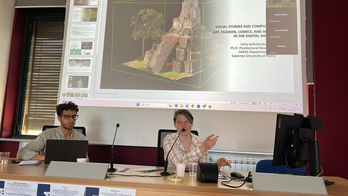 Andrea Carteny (@bandicary) on Twitter photo 3rd session with #visualstudies and #computervision for #archeology #art #culturalheritage speech of #IuliiaIaahchenko discussant #LorenzoCardarelli <a href="/AlessiaRutigli2/">Alessia Rutigliano</a> 3rd session with #visualstudies and #computervision for #archeology #art #culturalheritage speech of #IuliiaIaahchenko discussant #LorenzoCardarelli <a href="/AlessiaRutigli2/">Alessia Rutigliano</a>