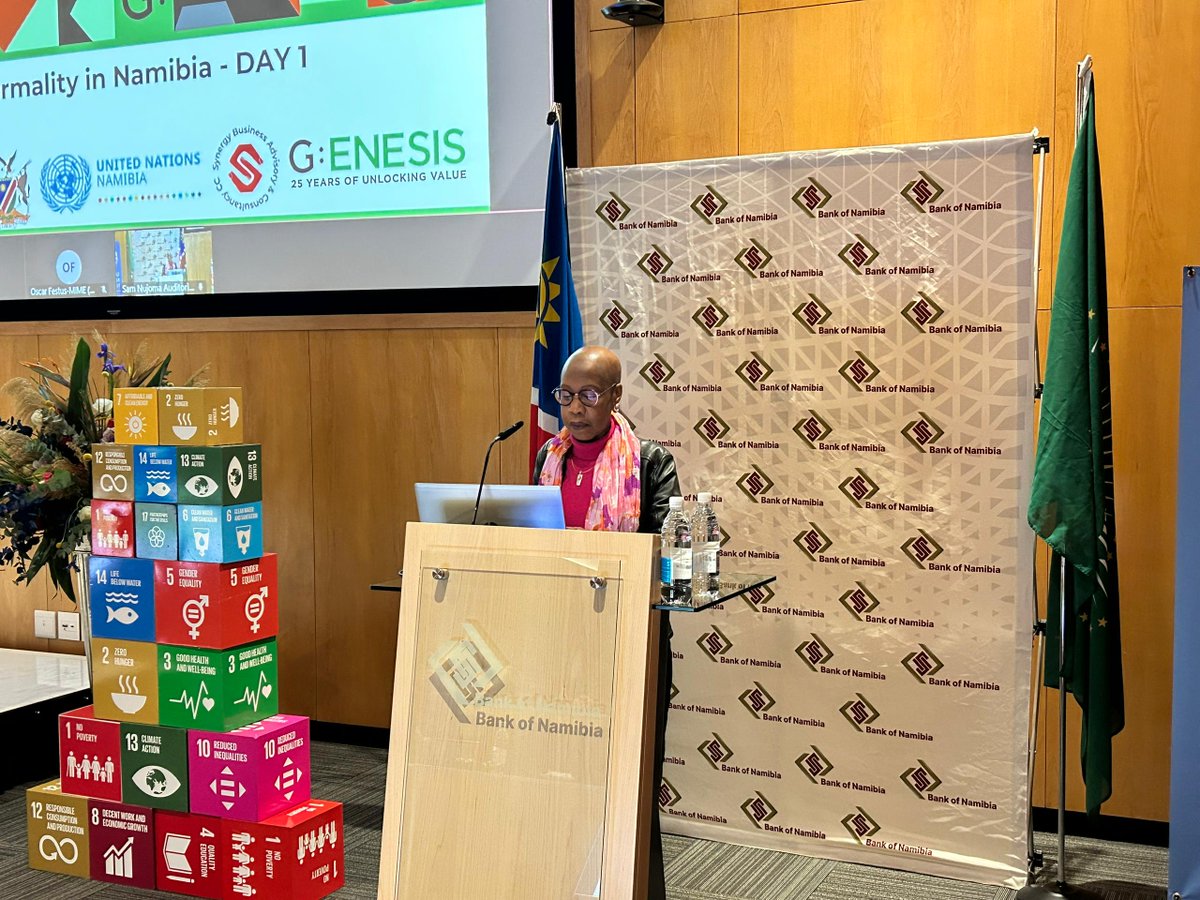 UNNamibia's tweet image. Nearly 6 in 10 Namibian workers are in the informal economy-yet they drive the nation forward. At today's
Validation Workshop:Diagnostic of Informality in🇳🇦& Associated Roadmap,@BankofNamibia, GoN & @UNNamibia came together to explore solutions to translate evidence into action.