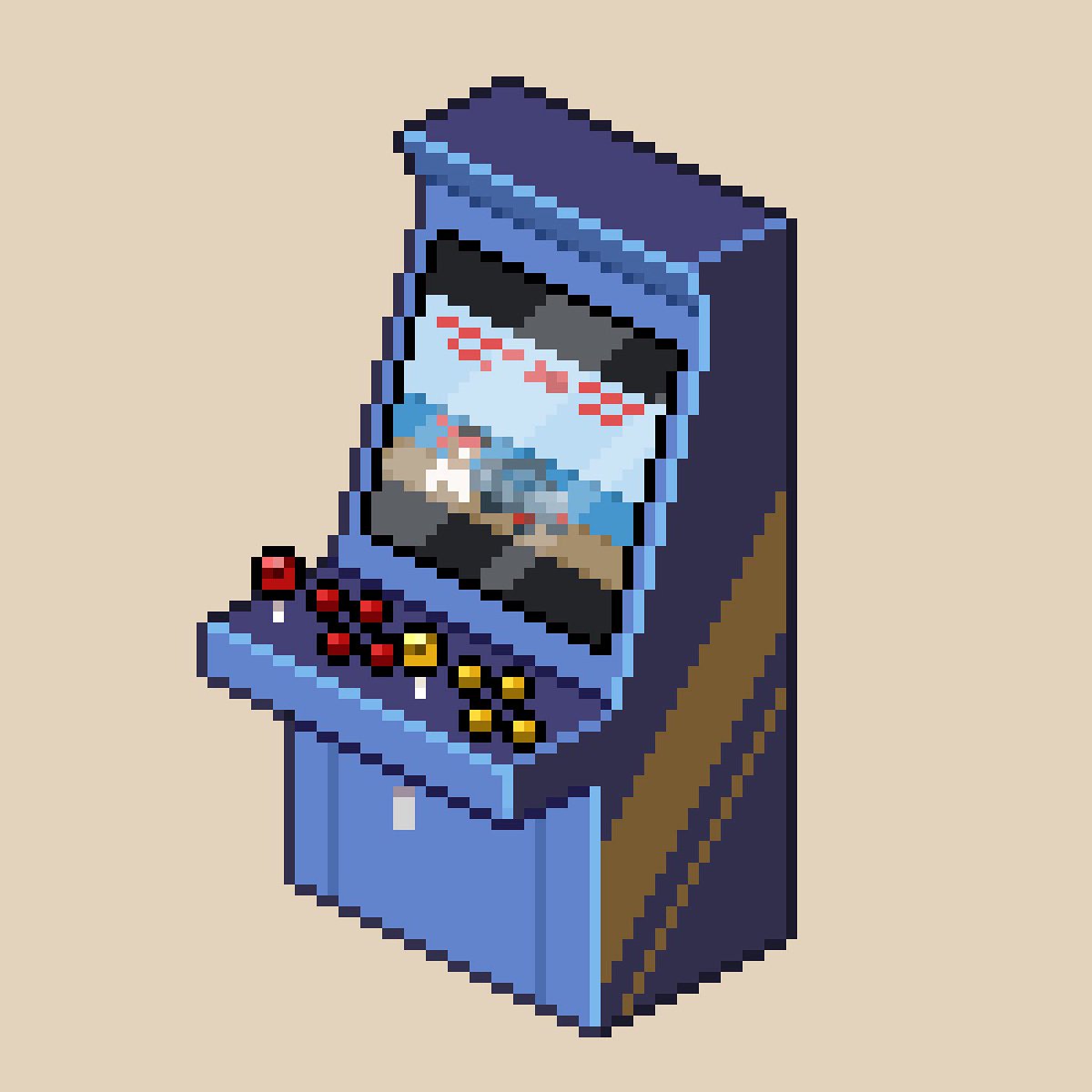 fiopixelart's tweet image. Arcade Machine🕹️

Can anyone recognize what’s the game?🤣🤣

#pixel #pixelart #isometric #ドット絵 #像素畫 #像素