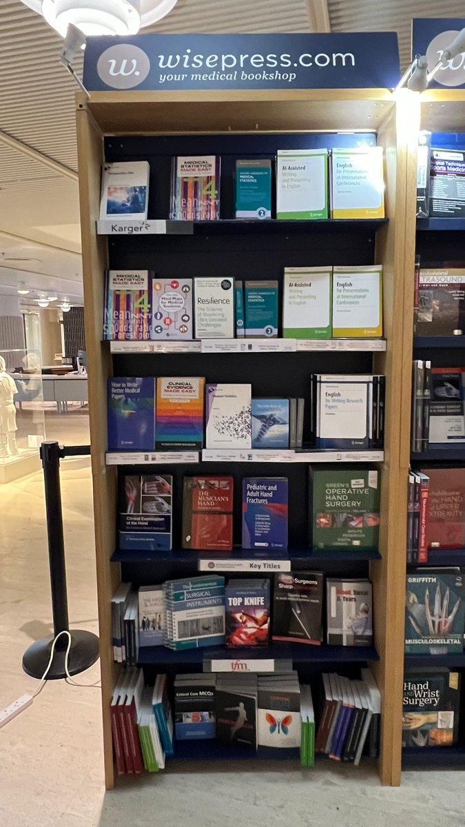 Have you visited our stand at #FESSH yet? 

You'll find our bookcases filled with titles from leading publishers, including Springer Healthcare, Thieme, Taylor &amp; Francis, Elsevier, Jaypee, TFM and Karger. 

We look forward to seeing you there!