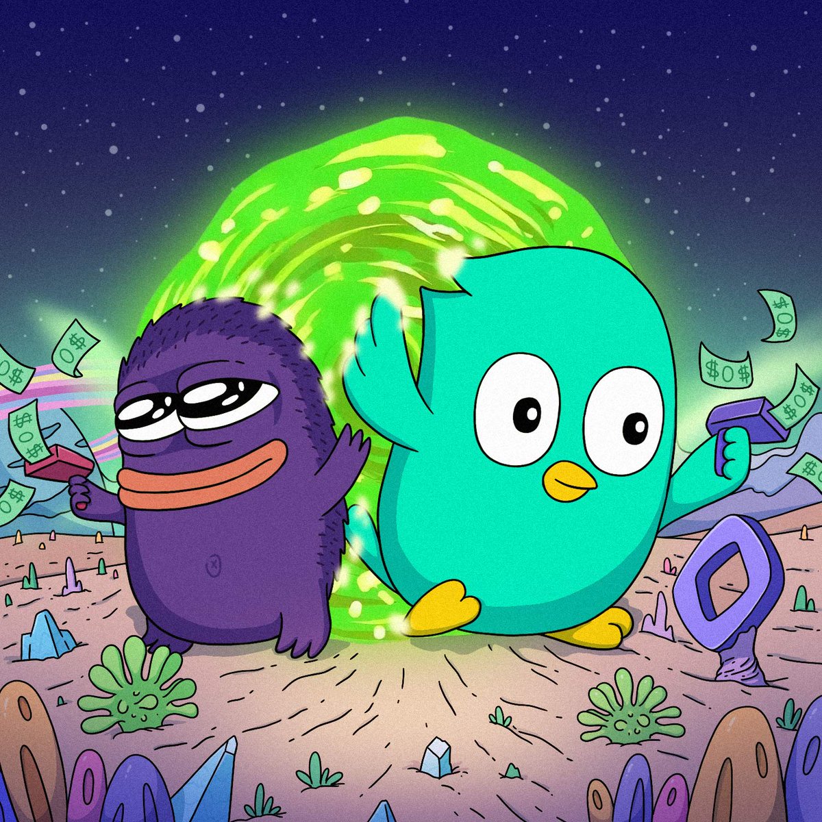Lucky draw: 20 "Portalooorrrr"🎁

How to participate: 

🐦Follow <a href="/MemesOnFreee/">Memes on Freee 😍</a>,<a href="/Freeexyz/">Freee.xyz</a> 
🐦RT, Like, Drop wallet
🐦24 hours⏰

🎁freee.xyz/collect/base:0…