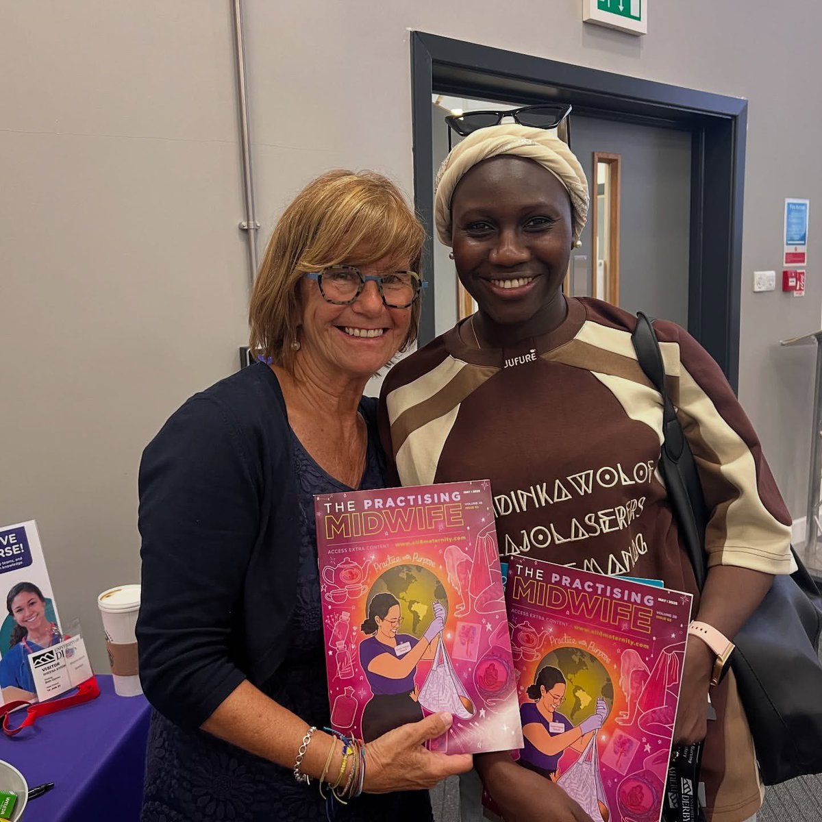 sheena_byrom's tweet image. What a wonderful day organised by @UoDMidwiferySoc - student midwives celebrating and learning. Thank you for inviting me to speak & share our resources @all4maternity
Your theme ‘Beyond Qualification - Inspiring Positivity’ did just that and we hope you feel proud!