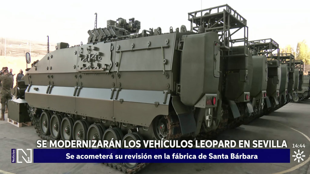 Santa Bárbara duplicará en Sevilla su producción de vehículos de combate

Según el plan previsto, se pretende pasar en tres años de producir 315 vehículos a casi 600

🌐 csur.red/Uv0s50Wg6UP