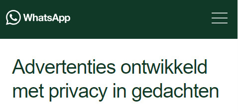 AboutSignalNL's tweet image. WhatsApp heeft privacy in gedachten. 💭
Signal doet er ook echt wat mee. 🔒
Wil je privacy en geen advertenties?
Download Signal: signal.org/install 💙
#signal #signalapp #signalmessenger #privacy #whatsapp #meta