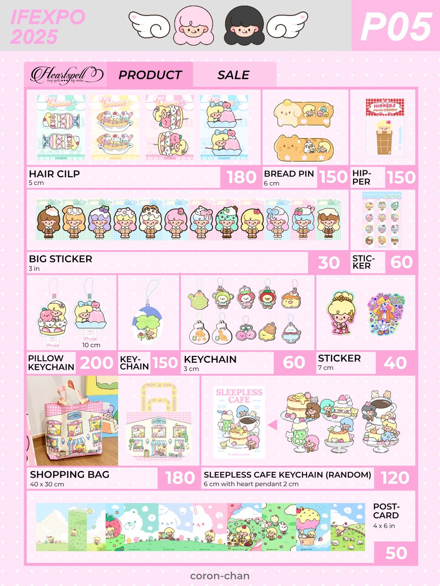 ใบเมนู #IFEXPO25 มาแล้วค่าา (՞ ܸ. .ܸ՞)

คนที่สนใจรอบออนไลน์ สามารถแคปรูปพร้อมวงสินค้าที่ต้องการ และทักเข้ามาใน DM ได้เลยนะคะ
🖤เปิดรอบ 25-27 มิถุนา (3ทุ่ม) ค่ะ🩷

✅ นัดรับในงาน
✅ รอบจัดส่งหลังงาน (วันที่ 30-2 กรกฎา)

🍒 บูธ P05 CORON
🗓️ 28-29 JUNE 2025
🏠 Paragon hall, 5 FI