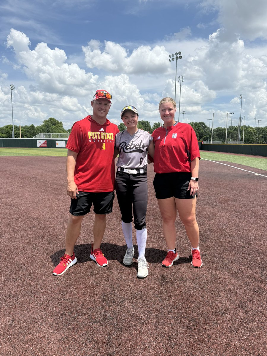 I had a wonderful day yesterday at the Pitt State camp!!! It was great seeing <a href="/CoachJoshBarnes/">Josh Barnes</a> and <a href="/CoachAbbyShoe/">Abby Shoemaker</a>!!! I loved learning more about the program from the players and coaches!!!