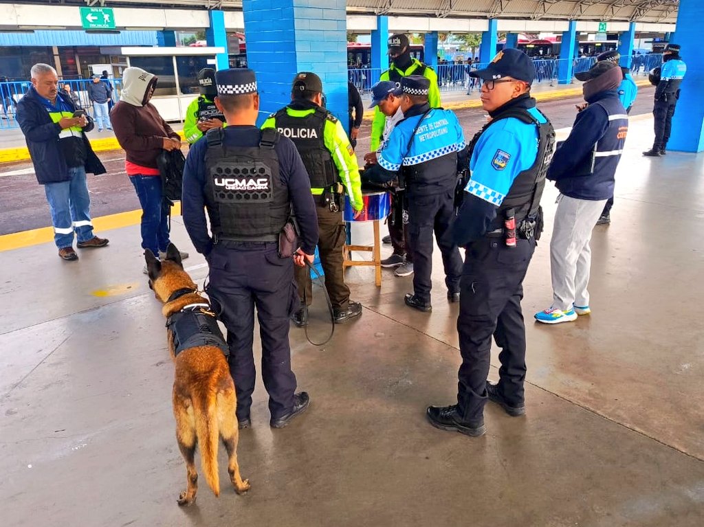 agentesdequito's tweet photo. 👮🏻🚨🐕 #OperativoDeControl | Con canes especializados ejecutamos un operativo interinstitucional para el control de armas blancas y sustancias sujetas a fiscalización en la Estación del Trole El Recreo.
📍Trabajamos por tu seguridad
#SomosAgentesDeQuito 💙 https://t.co/FRfX3qTuUT