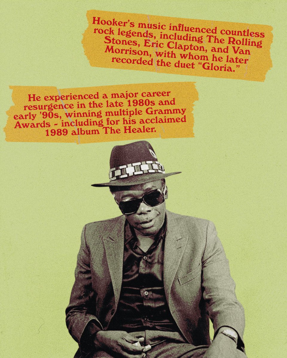 Do you know these John Lee Hooker facts?

Hooker lived a life as powerful and unpredictable as his music. From growing up in the Mississippi Delta to electrifying the world stage, his journey was marked by pivotal moments - crossing paths with legends, shaping the sound of modern