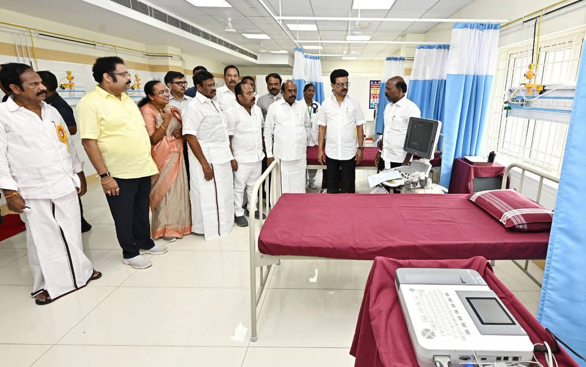 மாண்புமிகு தமிழ்நாடு முதல்வர் 
திரு. M. K. Stalin அவர்கள் ரூ. 197.81 கோடி மதிப்பீட்டில் வேலூர் அரசு பென்ட்லாண்ட் பன்னோக்கு மருத்துவமனை, ரூ. 7 கோடி மதிப்பீட்டில் பல்வேறு இடங்களில் புதிய மருத்துவ கட்டிடங்கள் திறந்து வைத்தார்..