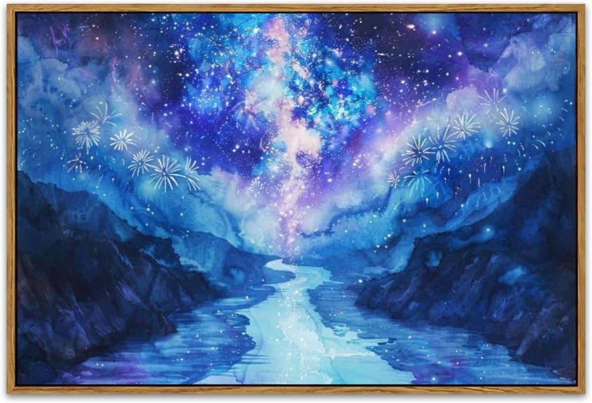 The #starscape lay before her in luminous splendor, each twinkling point a marvel. A path unrolled; she stepped on it gingerly. But it bore her weight, taking her toward eternity. She reached out.

The facade tore like paper, leaving nothing but a flat, white wall.

#vss365