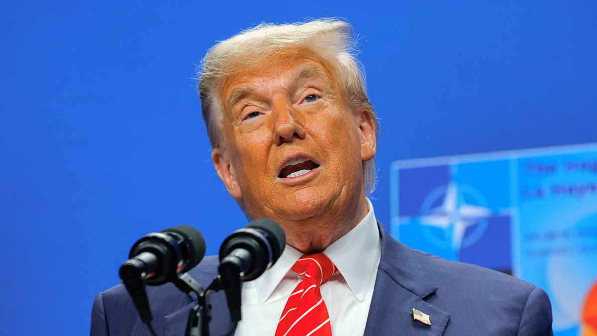 LIVE UPDATES: <a href="/realDonaldTrump/">Donald J. Trump</a> slams Spain for refusing to increase its defense spending.

"They want a little bit of a free ride, but they'll have to pay it back to us on trade because I'm not going to let that happen. It's unfair. It's unfair to <a href="/NATO/">NATO</a>."