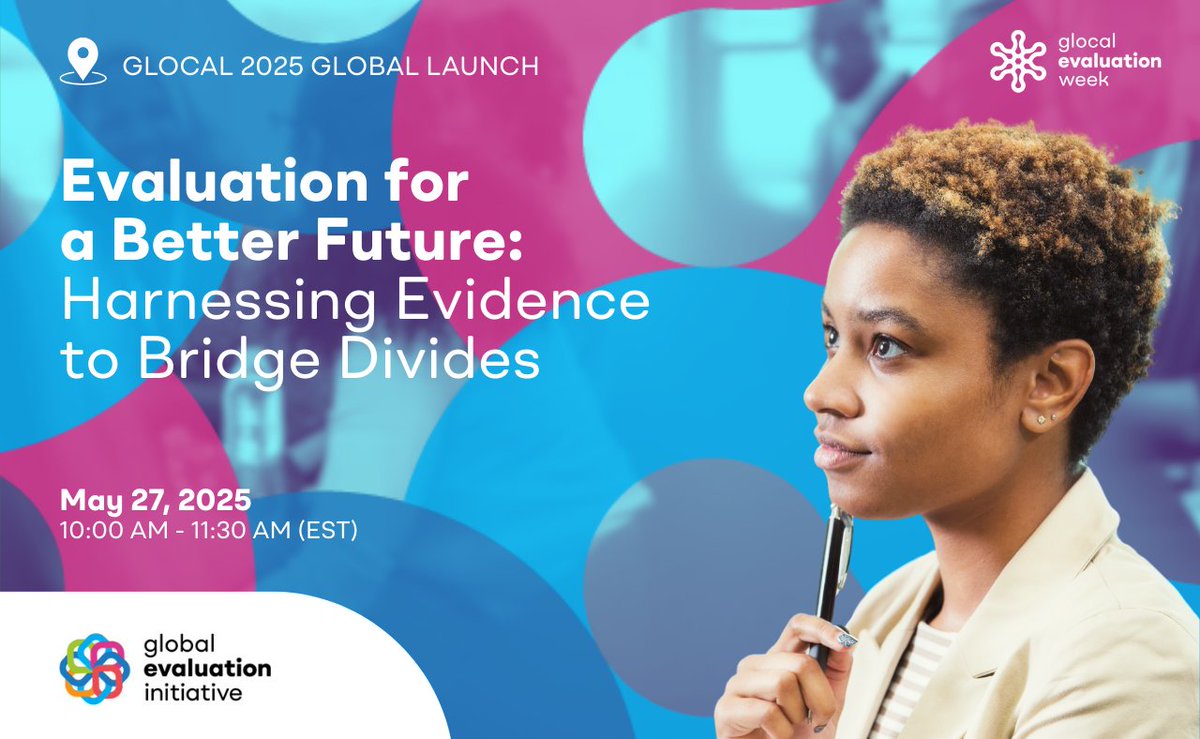 📢 New blog post!

🌎 The global launch of #Glocal Evaluation Week 2025 sparked a candid &amp; thoughtful conversation about shaping a better future through #evaluation.

Experts from diverse fields came together to explore what it takes to rebuild trust, foster collaboration &amp; move