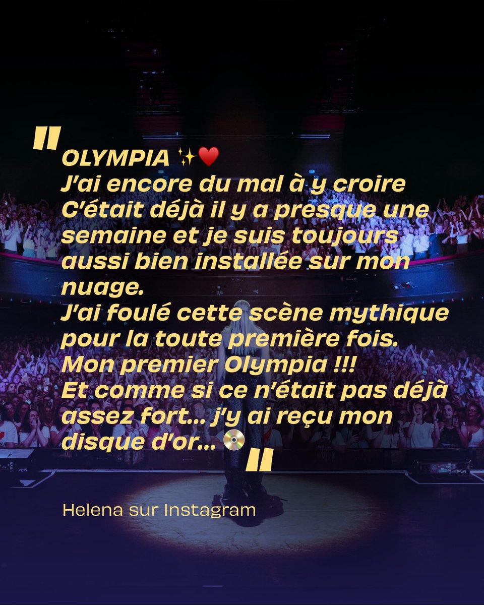 Nous non plus, on n'est pas redescendu de notre nuage ✨♥️