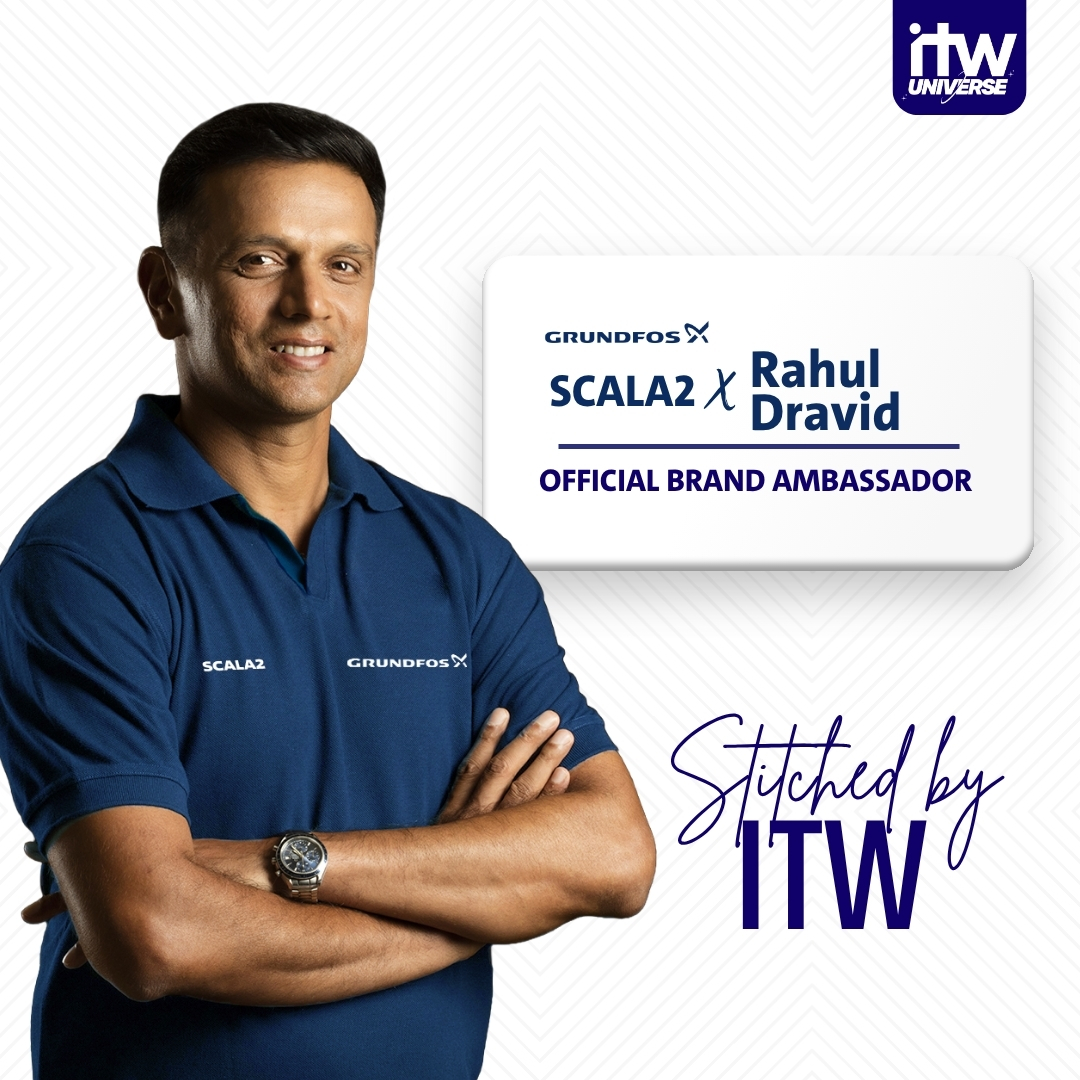 ITW is thrilled to announce that we have facilitated a partnership between Grundfos, a global leader in advanced pump solutions, and cricketing legend Rahul Dravid, who joins as the brand ambassador for Grundfos’s flagship product - the SCALA2, a smart pressure booster pump
