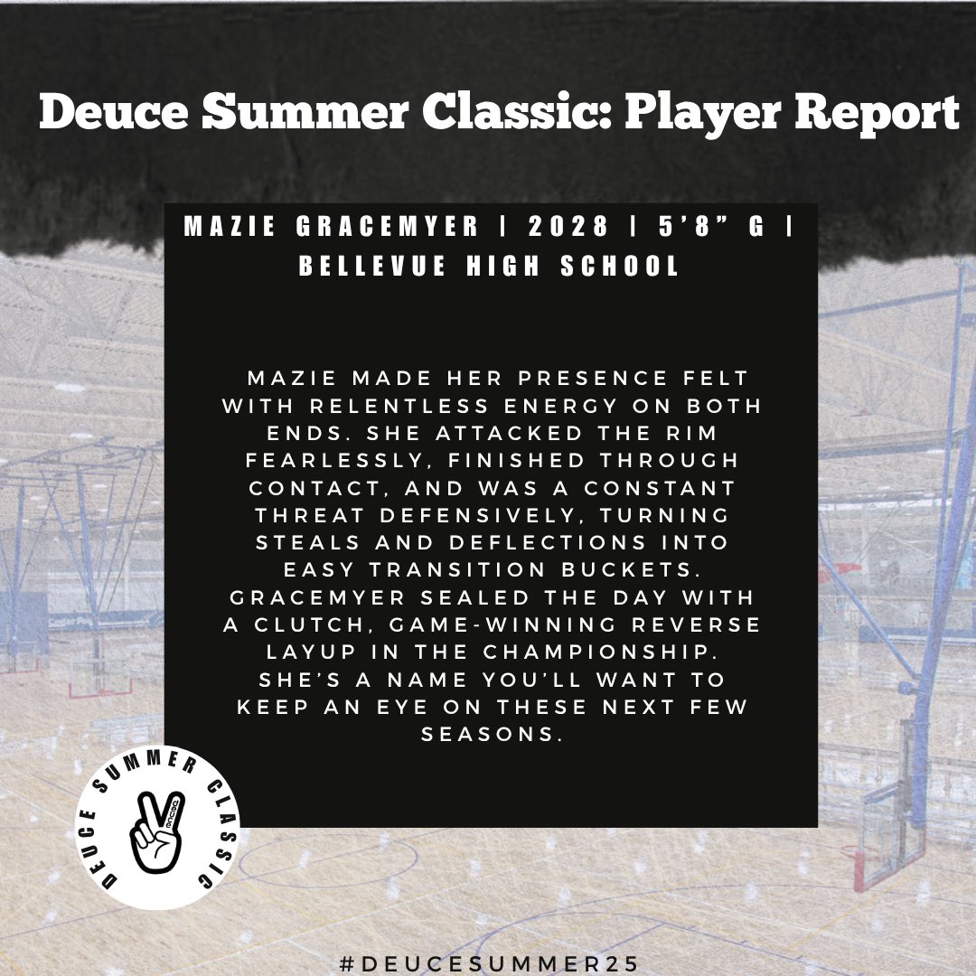 Deuce Brand Summer HS Championships π (@byoghs) on Twitter photo π¨ Player Spotlight: Mazie Gracemyer (2028) of <a href="/LadyRedBball/">Lady Red Basketball</a>
β
Mazieβs definitely a name to keep an eye on this season.
#deucesummer25 | #CertifiedAtTheDeuce | #NextUp | #hooperwatch | #deucesummerclassic π¨ Player Spotlight: Mazie Gracemyer (2028) of <a href="/LadyRedBball/">Lady Red Basketball</a>
β
Mazieβs definitely a name to keep an eye on this season.
#deucesummer25 | #CertifiedAtTheDeuce | #NextUp | #hooperwatch | #deucesummerclassic