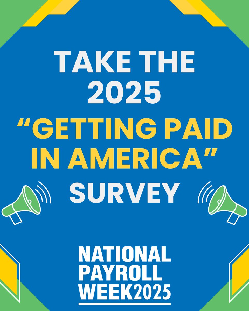 Do you have five minutes to spare today? Take the “Getting Paid In America” survey and you could win a bonus paycheck and $1,000 a month for the rest of 2025! hubs.li/Q03tytTY0 #PayrollWeek