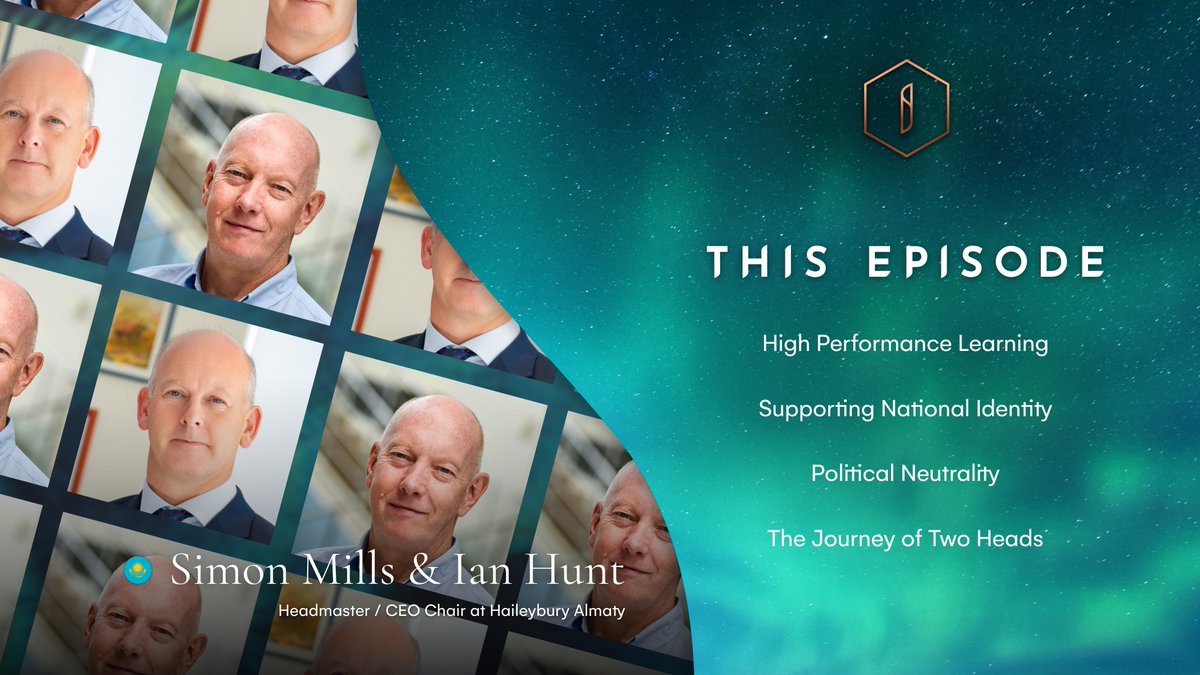 SimonNoakes's tweet image. In S5E14 of our #InspiringSchoolsPodcast, Simon Mills &amp;amp; Ian Hunt and I discuss their own journey&apos;s, why High Performance Learning supports students of all abilities, the joy of seeing students leave to study internationally, yet return home to support national growth, and…