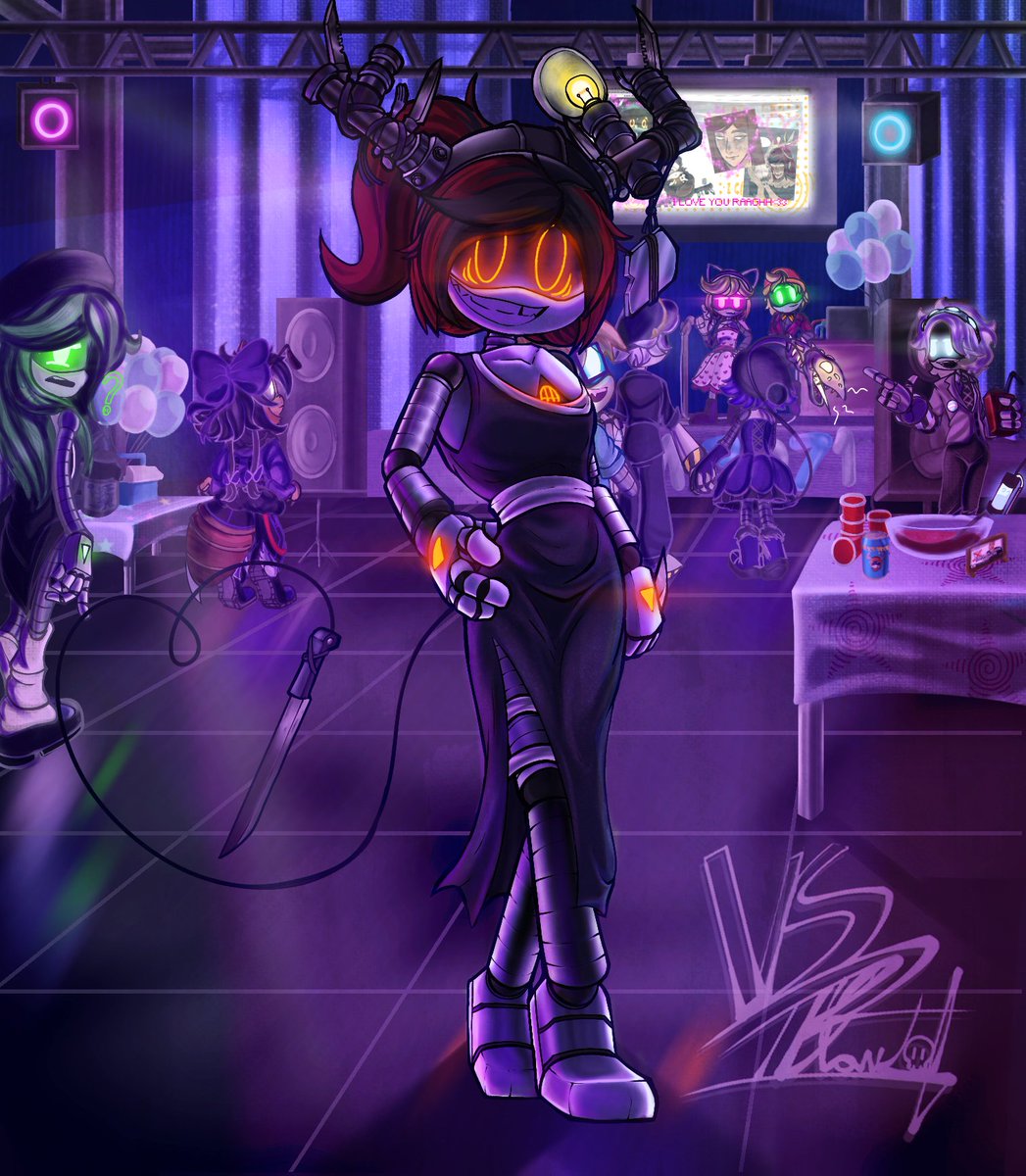 Cannibal prom 
I love Alice sm It hurts 😞💔, rlly proud If this one 

[Credits for the ocs in replies]
#murderdrones #alicemurderdrones