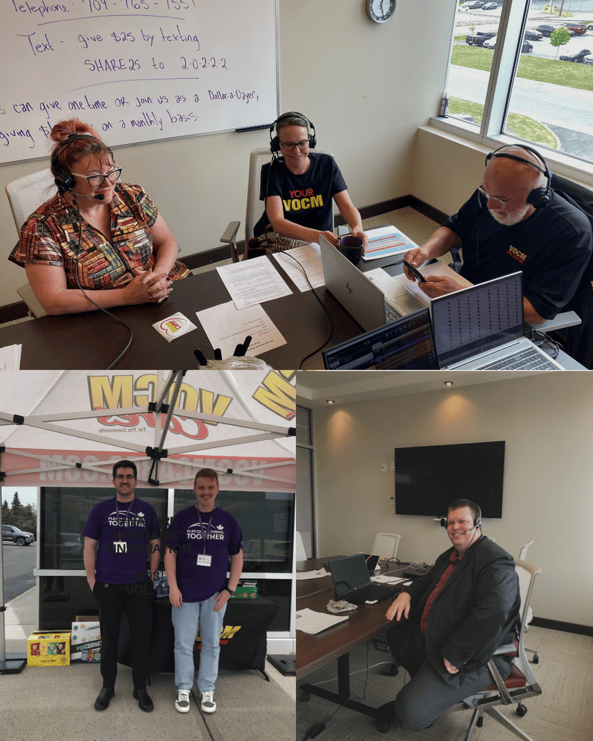 🎉 The results are in! 🎉

Thanks to our incredible donors, the Mental Health Matters Radiothon raised over $43,000 in support of mental health programs and services across Newfoundland and Labrador. 
To every donor, listener, volunteer, and sponsor—thank you.