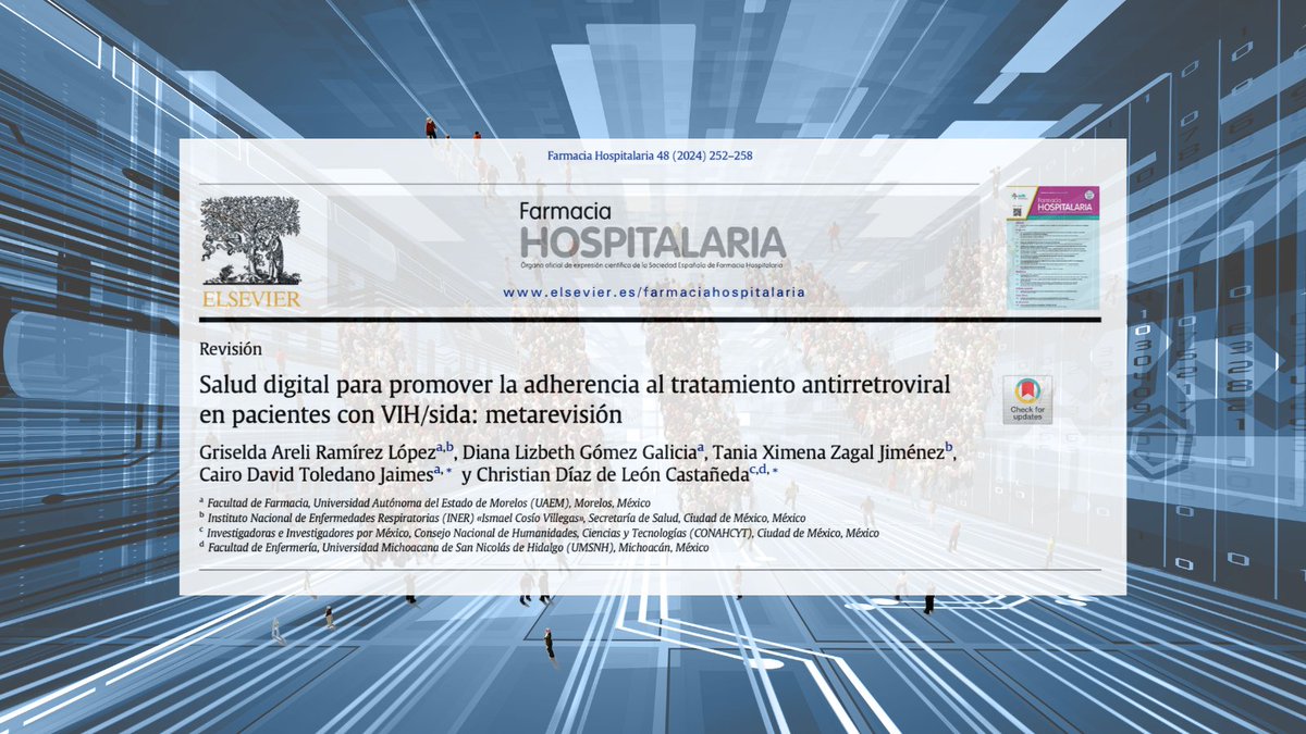 Farmacia Hospitalaria (@farm_hosp) on Twitter photo Salud digital para promover la adherencia al tratamiento antirretroviral en pacientes con VIH/sida: metarevisión <a href="/GrupoAF_VIH_SEF/">GrupoAF_VIH_SEFH</a> #RevistaFarmaciaHospitalaria #HospitalPharmacy revistafarmaciahospitalaria.es/es-salud-digit… Salud digital para promover la adherencia al tratamiento antirretroviral en pacientes con VIH/sida: metarevisión <a href="/GrupoAF_VIH_SEF/">GrupoAF_VIH_SEFH</a> #RevistaFarmaciaHospitalaria #HospitalPharmacy revistafarmaciahospitalaria.es/es-salud-digit…